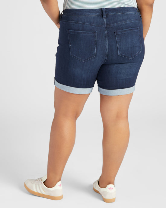 Westport Blue $|& Liverpool Corine Cuffed Short - SOF Back