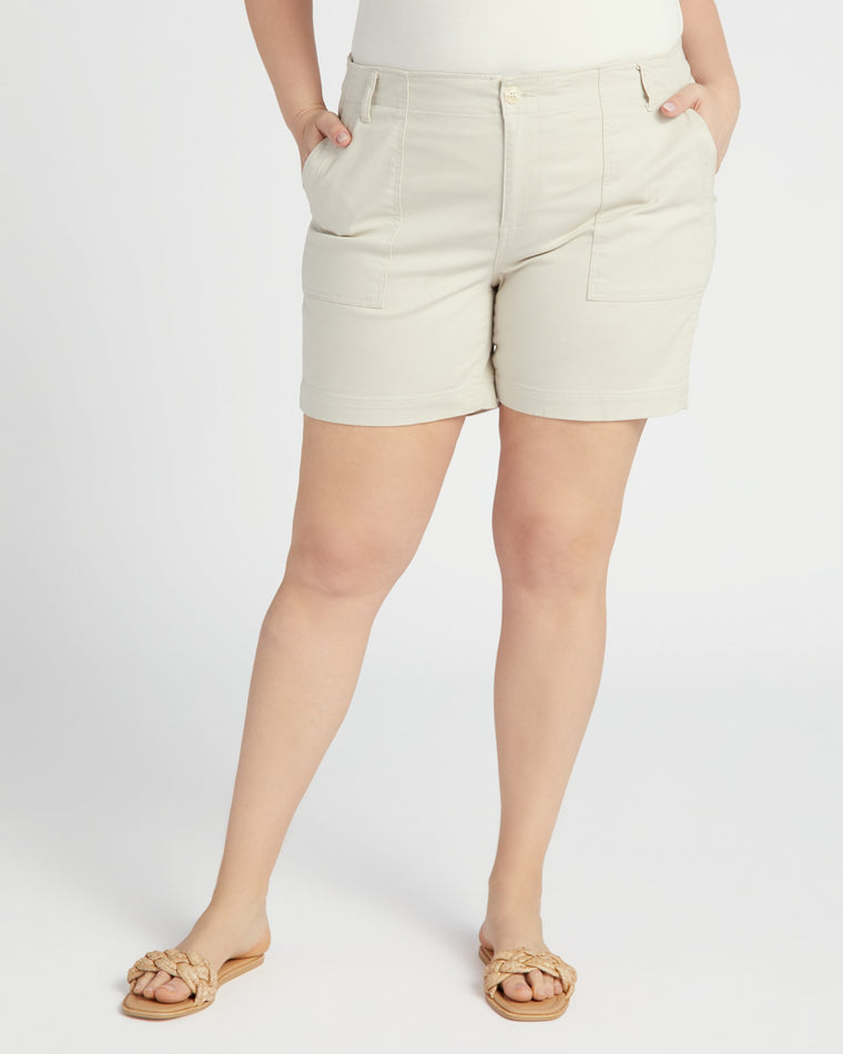 Chalk $|& Liverpool Utility Short with Flap Pockets - SOF Front