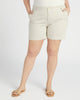 Plus Size Utility Short with Flap Pockets