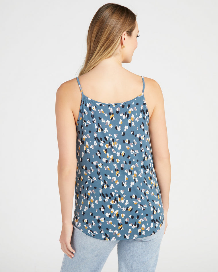 Blue/Yellow $|& West Kei Printed Knit Cami - SOF Back