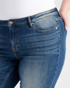 Dark Wash $|& Vigoss Jagger Classic Fit Bootcut Jeans - SOF Detail