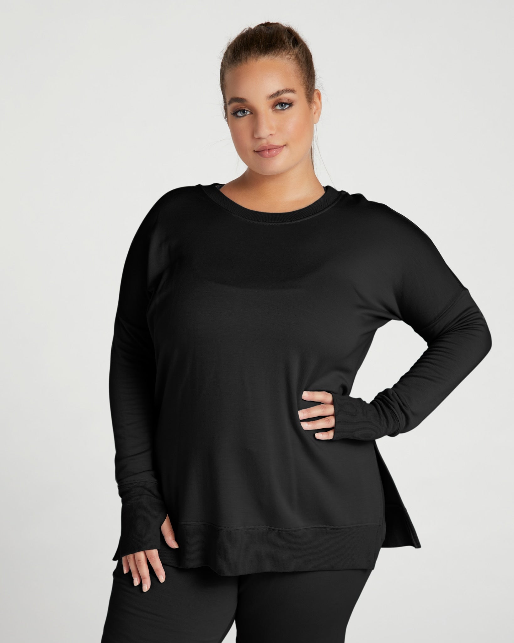 Black $|& Interval Unwind Pullover - SOF Front
