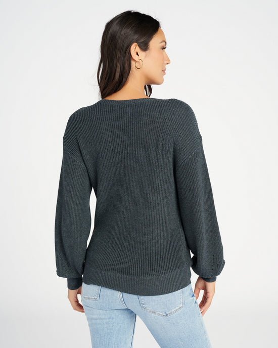H. Spruce $|& Gentle Fawn Camille Pullover Sweater - SOF Back