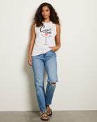 Vintage White $|& Project Social T Cocktail Time Tank - UGC On Fig