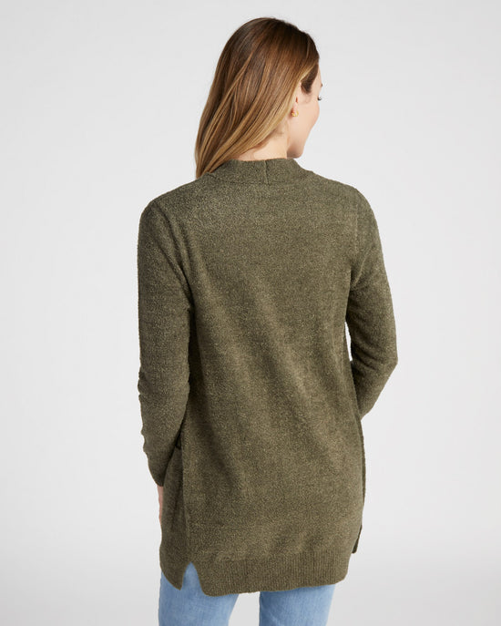 Olive $|& Search For Sanity Cozy Cardigan - SOF Back