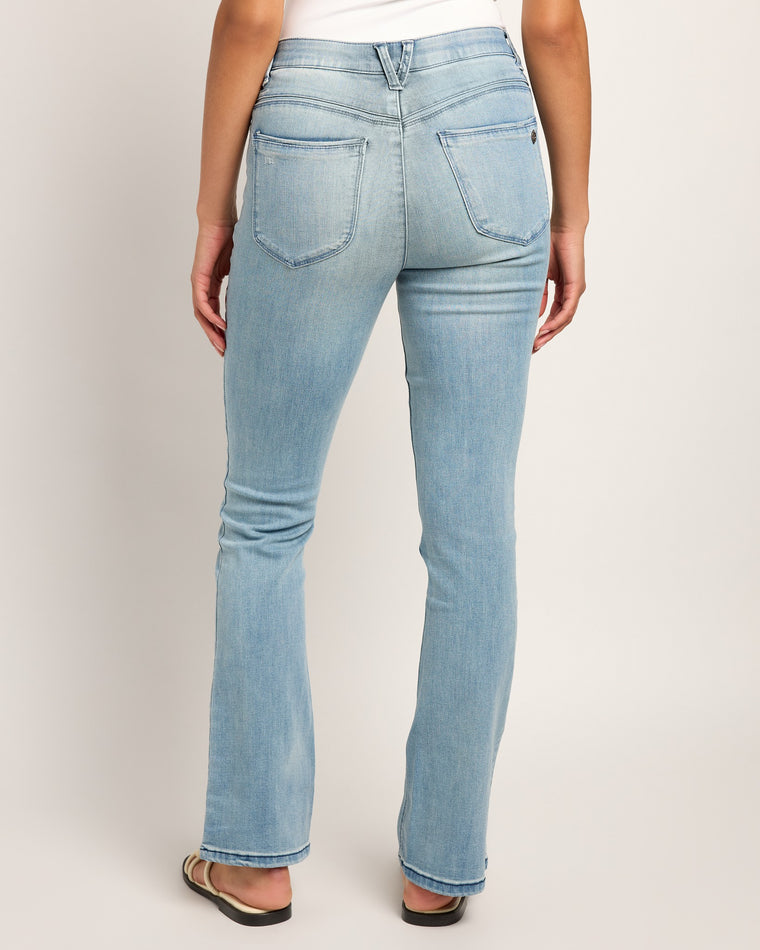 Light Blue Vintage $|& Democracy Absolution High Rise Bootcut Jeans - SOF Back