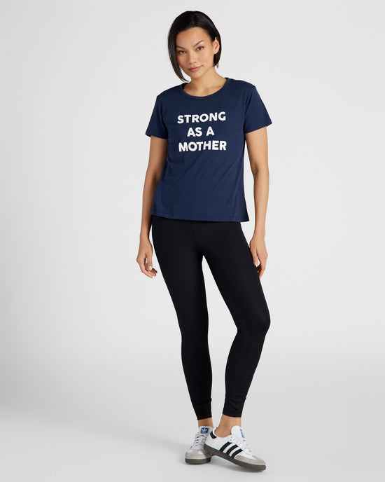 Navy $|& Interval Strong As A Mother Tee - SOF Full Front