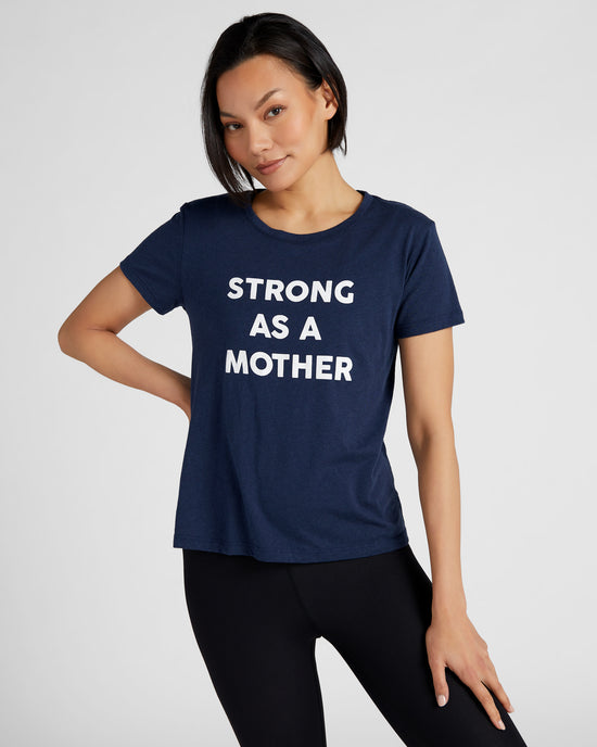 Navy $|& Interval Strong As A Mother Tee - SOF Front