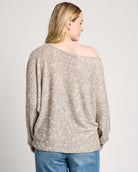 Oatmeal $|& Sadie & Sage Billie Dolman Top - SOF Back