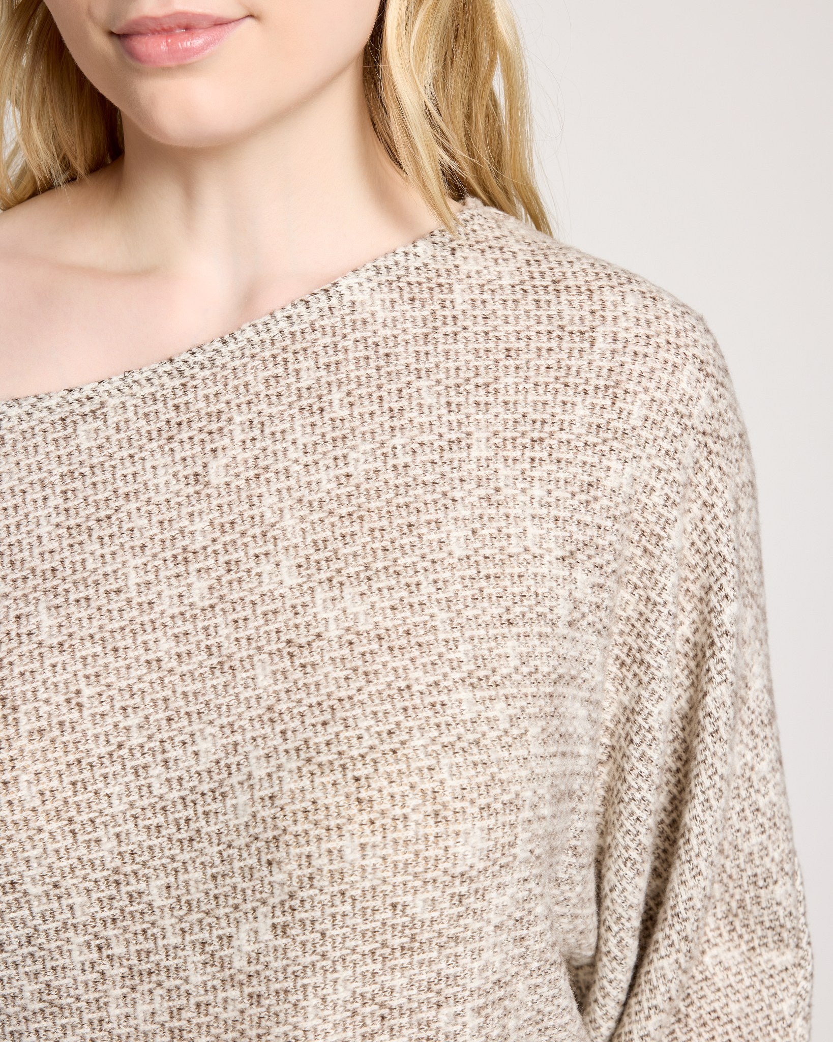 Oatmeal $|& Sadie & Sage Billie Dolman Top - SOF Full Front