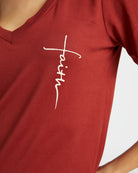 Brick $|& Polagram Faith Over Fear Tee - SOF Detail
