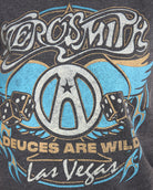 Black $|& Recycled Karma Aerosmith Graphic Tee - SOF Detail