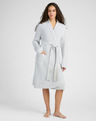 Heather Grey $|& Softies Marshmallow Ribbed Robe