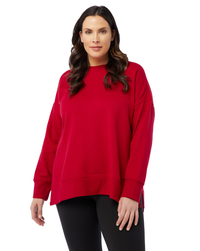 Scarlet $|& Marc New York Performance Long Sleeve Ribbed Pullover - SOF Front