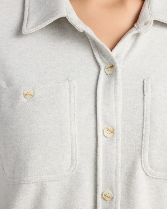 Heather Grey $|& Thread & Supply Lewis Shirt - SOF Detail