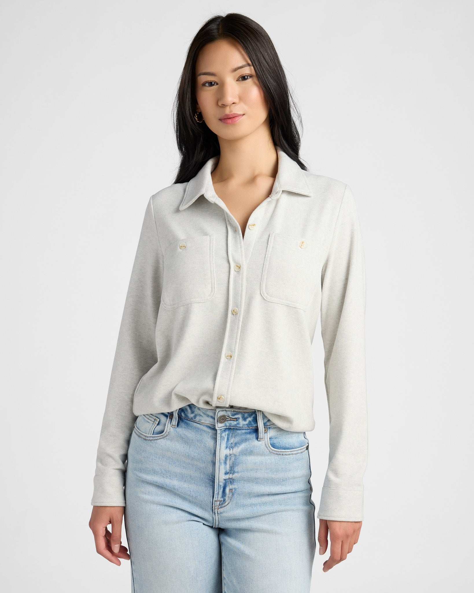 Lewis Shirt - Cozy Knit Shacket, Roomy & Soft Fit – Wantable