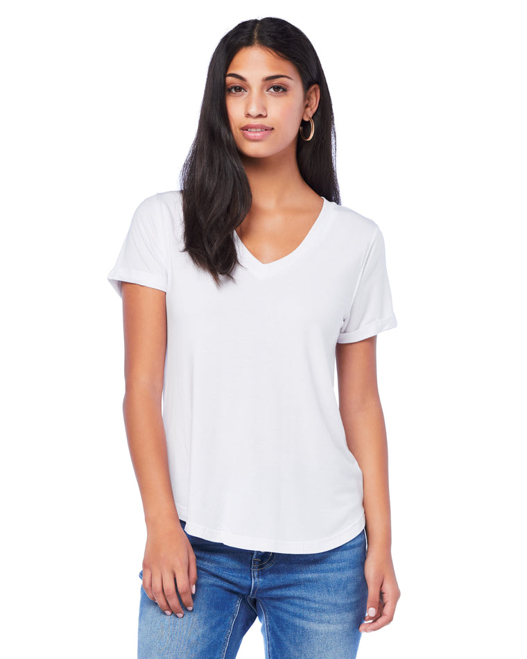 White $|& Thread & Supply Lanelle Tee - SOF Front
