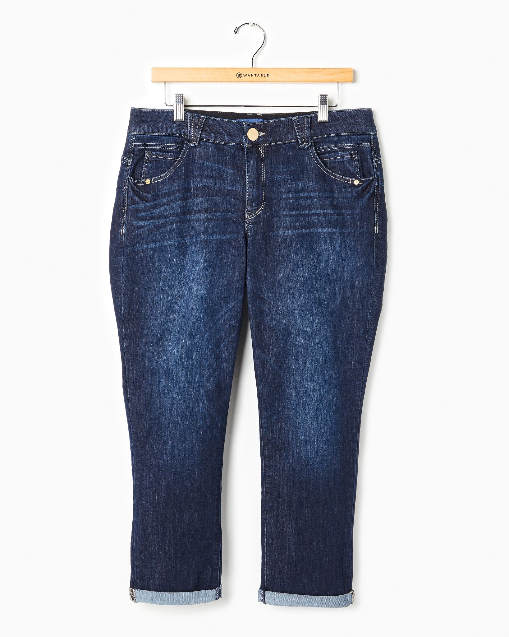 Absolution® Blue Stretch Denim Ankle Skimmer Butt Lift Jeans