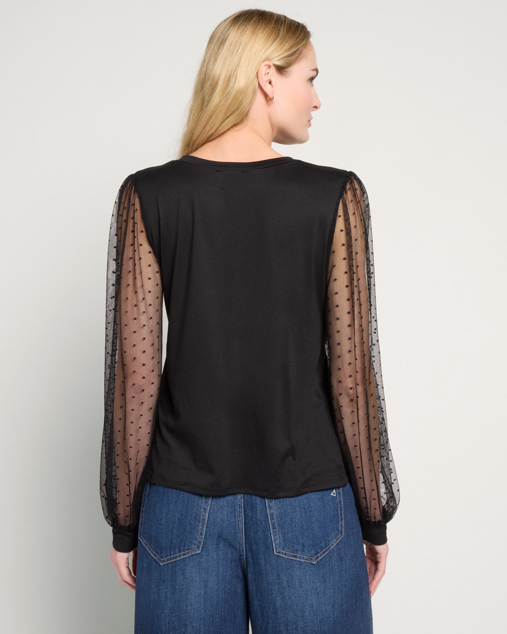 【Ameri】SHEER SLEEVE PLEATS KNIT Ameri VINTAGE - 【Ameri】SHEER SLEEVE PLEATS KNITの通販 by えみん
