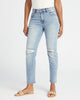 The Zoey Distressed Mom Jeans
