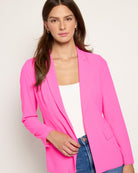 Ultra Pink $|& Skies Are Blue Boyfriend Blazer - SOF Front