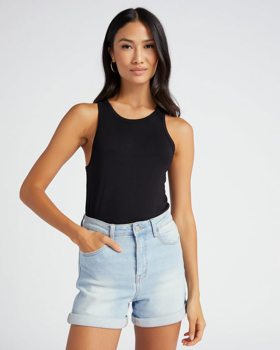 Black $|& Gentle Fawn Leila Tank - SOF Front