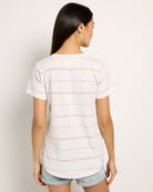 Sandstone Stripe $|& Thread & Supply Amelia Stripe Tee - SOF Back