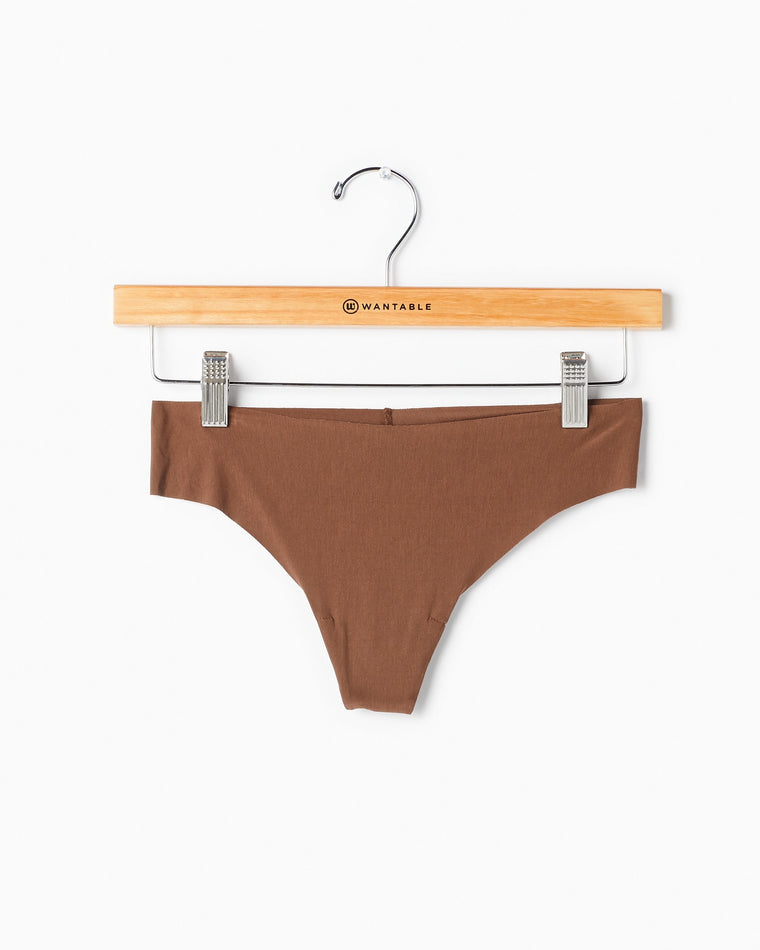 Cinnamon $|& Commando Butter Thong Panty - Hanger Front