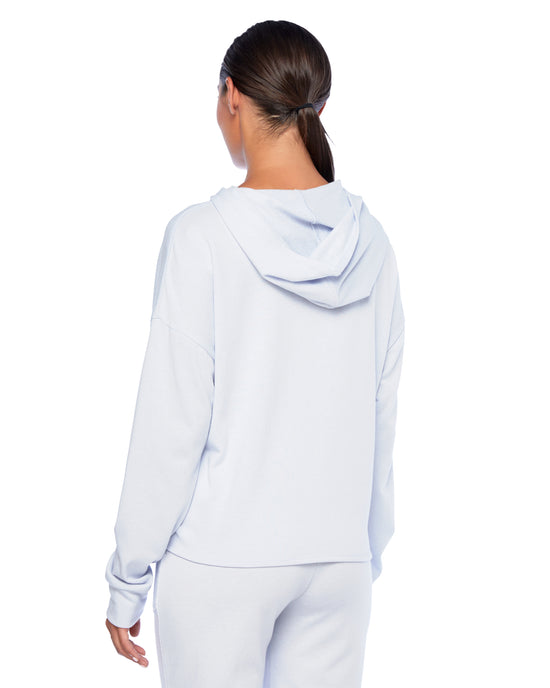 Chambray $|& Marc New York Performance Drop Shoulder Hoodie - SOF Back