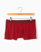 1" Trunk Burgundy $|& Wood Underwear 1" Trunk - Hanger Front