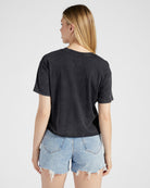Blk Acid Wash $|& Thread & Supply Katelin Tee - SOF Back