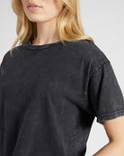 Blk Acid Wash $|& Thread & Supply Katelin Tee - SOF Detail