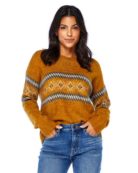 Aztec Crew Neck Sweater