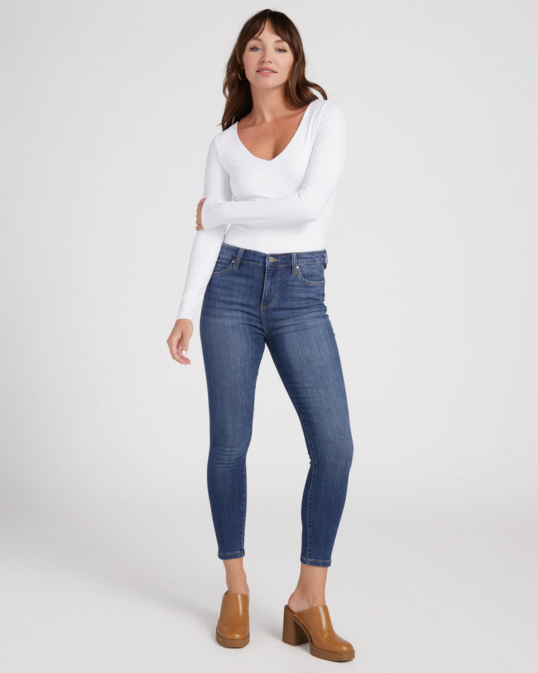 Bronte $|& Liverpool Abby Petite High Rise Skinny - SOF Full Front