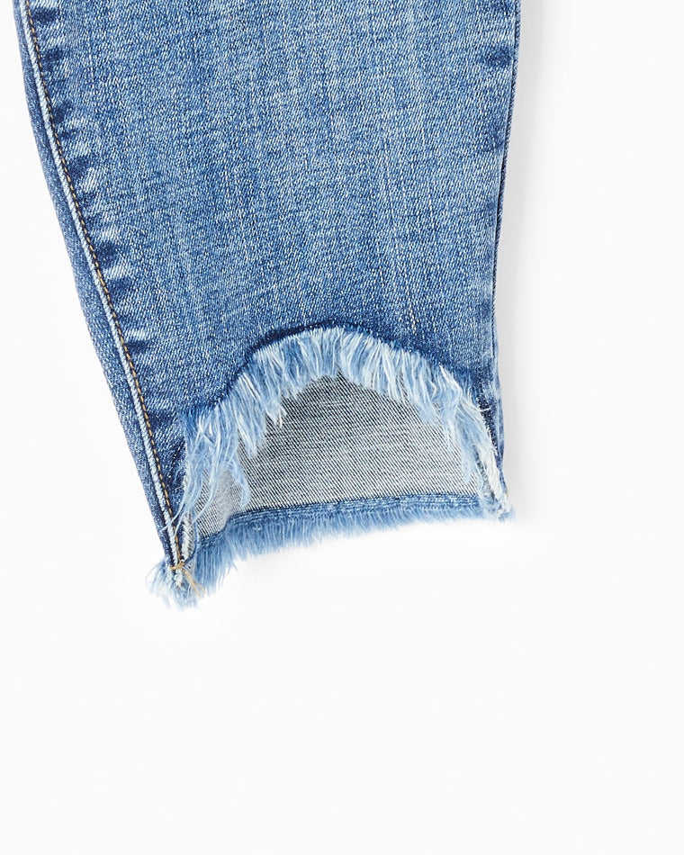 Johnson Blue $|& Liverpool Gia Glider Ankle Skinny Jeans - Hanger Detail