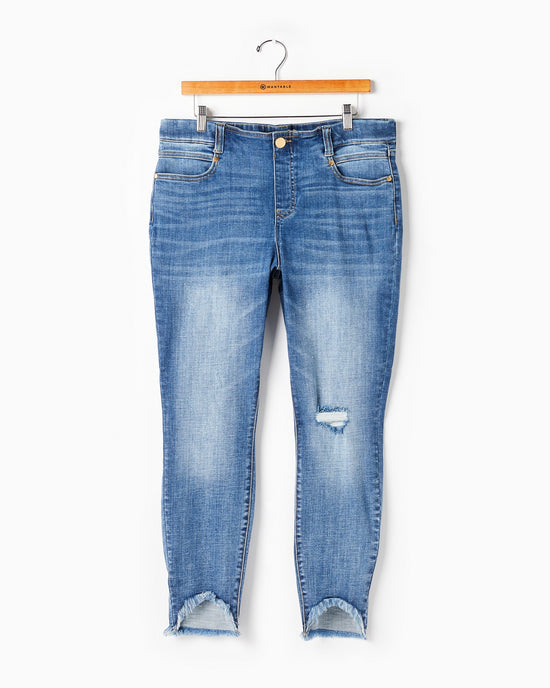 Johnson Blue $|& Liverpool Gia Glider Ankle Skinny Jeans - Hanger Front