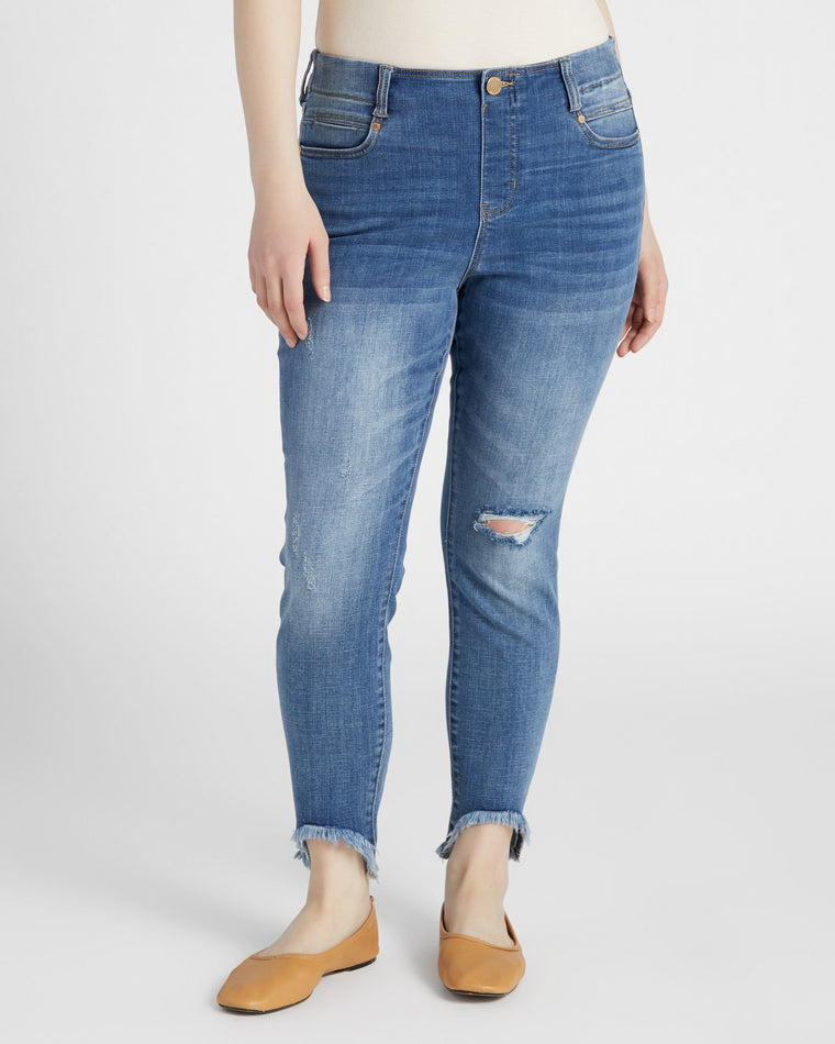 Johnson Blue $|& Liverpool Gia Glider Ankle Skinny Jeans - SOF Front