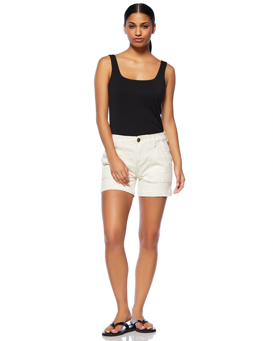 Seaside Dunes $|& Liverpool Utility Short with Flap Pockets - SOF Detail