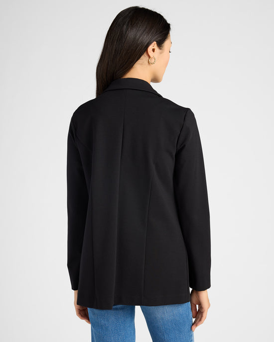 Black $|& Liverpool Boyfriend Blazer - SOF Back