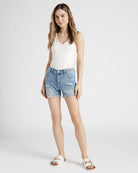 Medium Wash $|& Vigoss Marley Cuffed Short - SOF Full Front