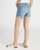 Medium Wash $|& Vigoss Marley Cuffed Short - SOF Back