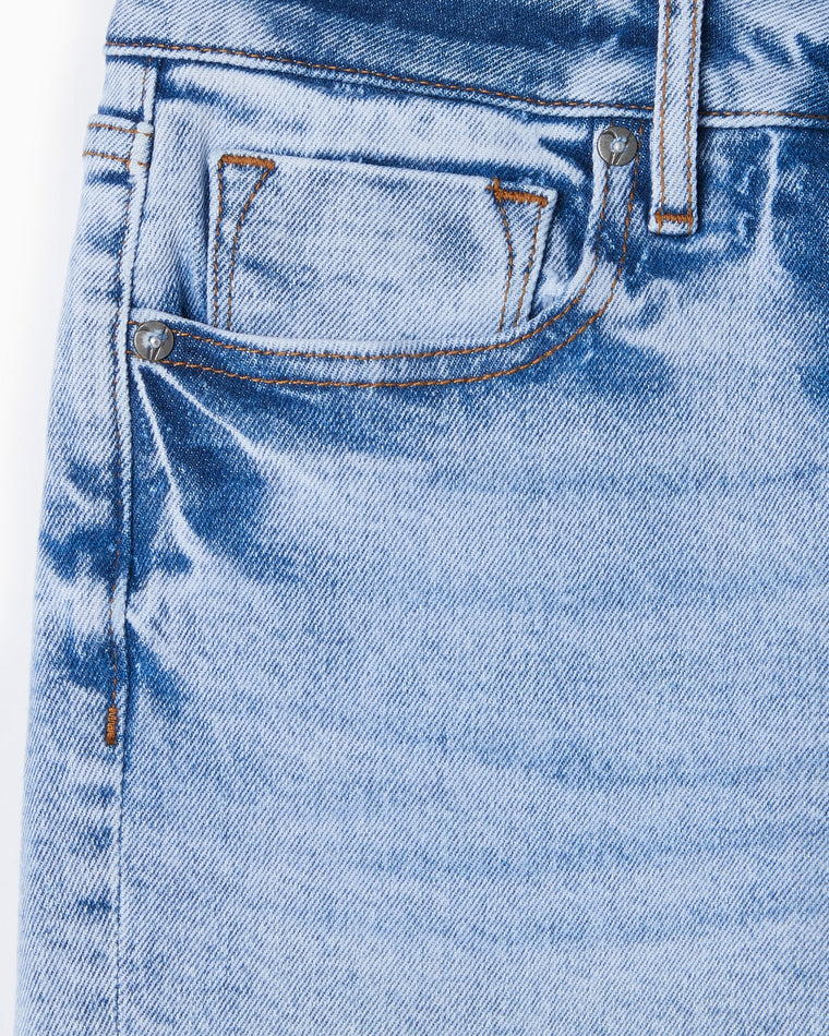 Light Wash $|& Vigoss Marley Cuffed Short - Hanger Detail