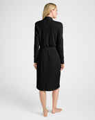 Black $|& PJ Salvage Textured Essentials Robe - SOF Back