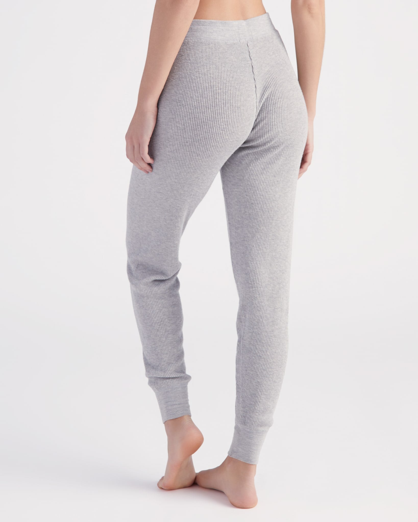 Heather Grey $|& PJ Salvage Textured Essentials Jam Pant - SOF Back