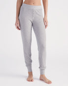 Heather Grey $|& PJ Salvage Textured Essentials Jam Pant - SOF Front