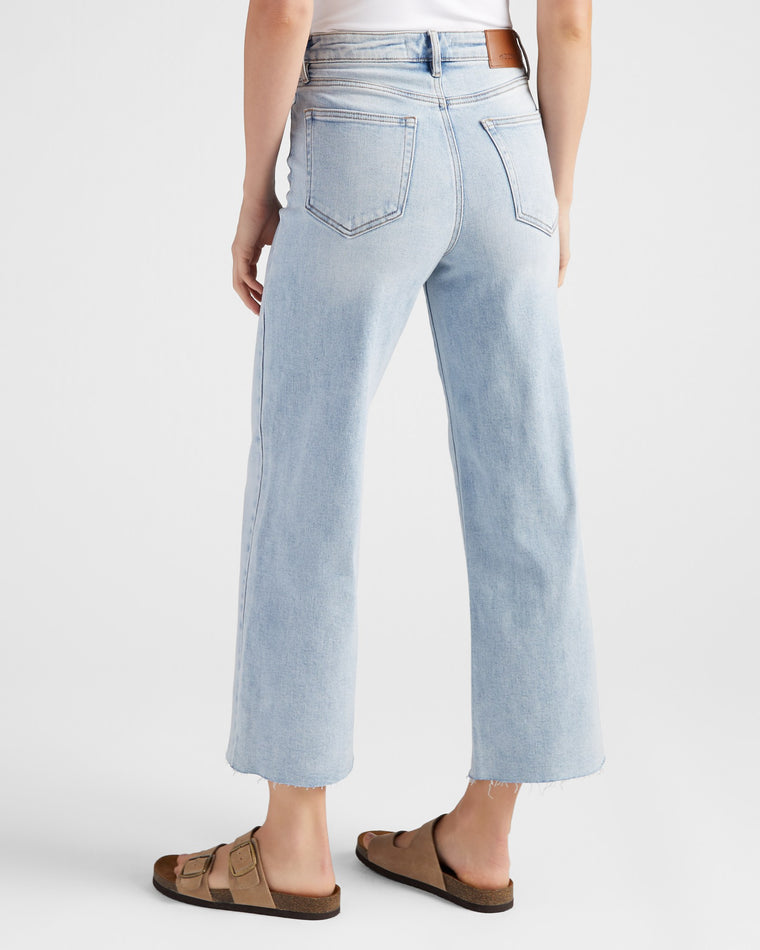 Light Wash $|& Hidden The Nori Wide Leg Jeans - SOF Back