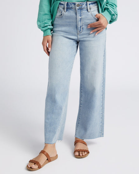 The Nori Cropped Wide Leg Jeans