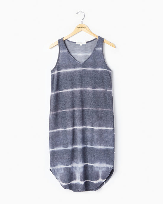 Charcoal $|& Search For Sanity Sleeveless V-Neck Midi Dress - Hanger Front