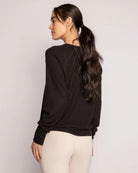 Black $|& PJ Salvage Textured Essentials Top - VOF Back