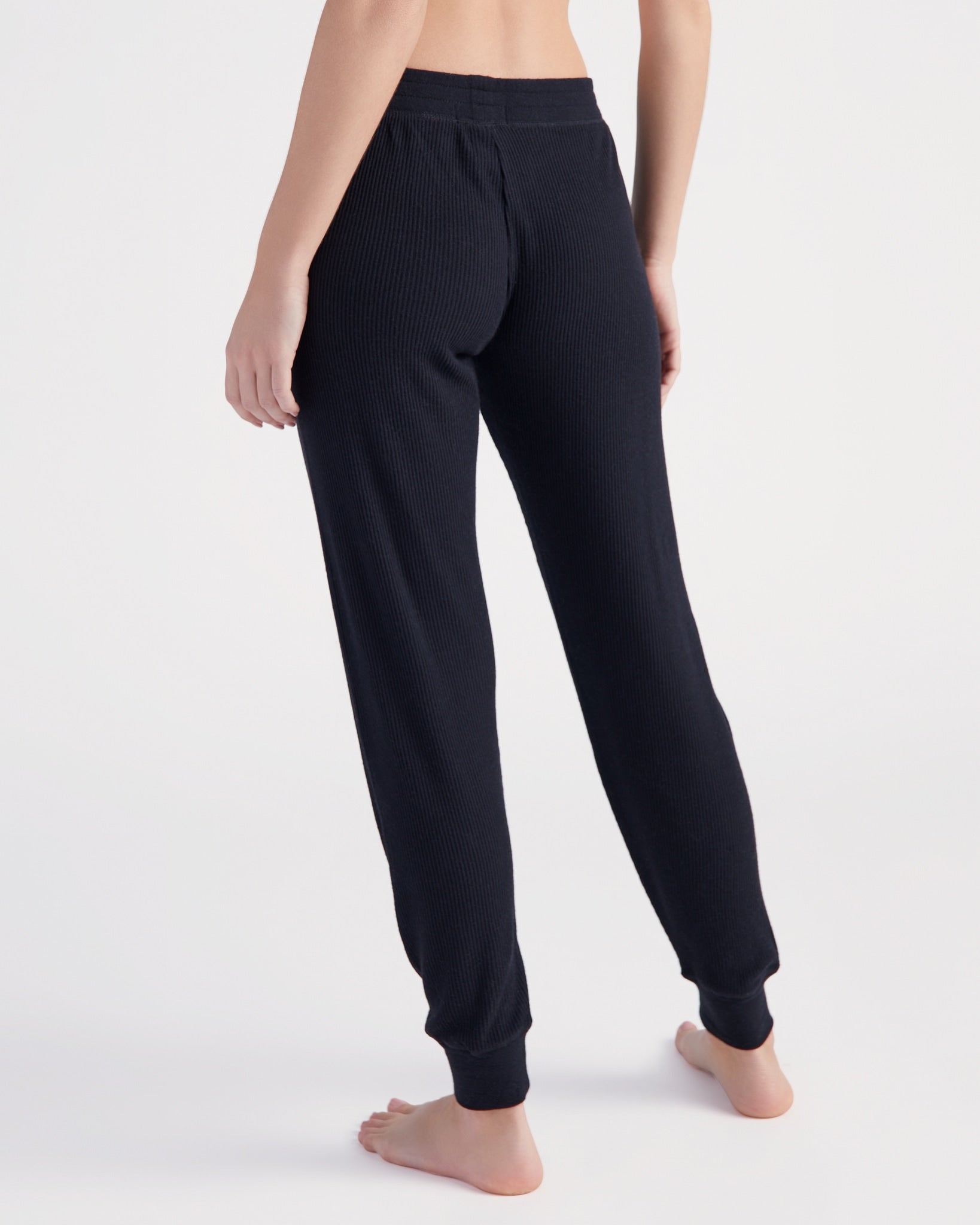 Black $|& PJ Salvage Textured Essentials Jam Pant - SOF Back